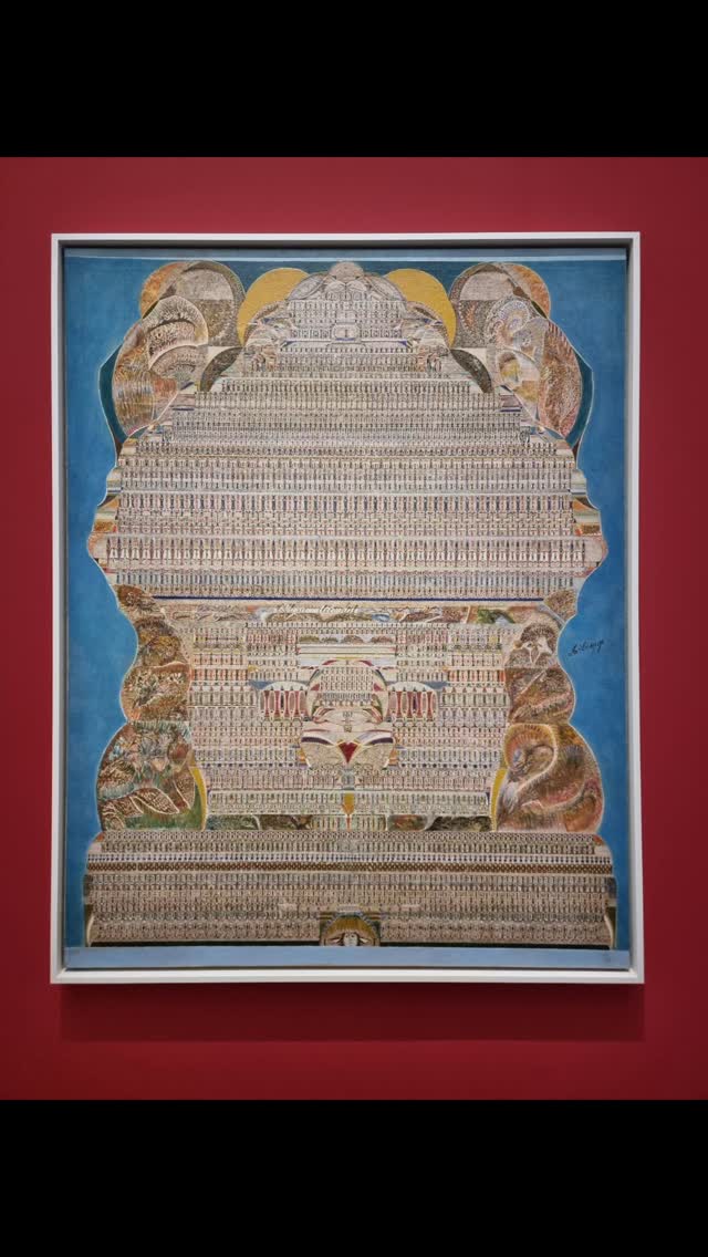 AUGUSTIN LESAGE et un(e) anonyme. Hommage à ces artistes trop souvent négligés et qui pourtant me semblent plus sains que la société humaine qui les a vu naître @artbrut.donation.decharme 
#art #artbrut #grandpalaisparis #artexhibition #life #lifeart
