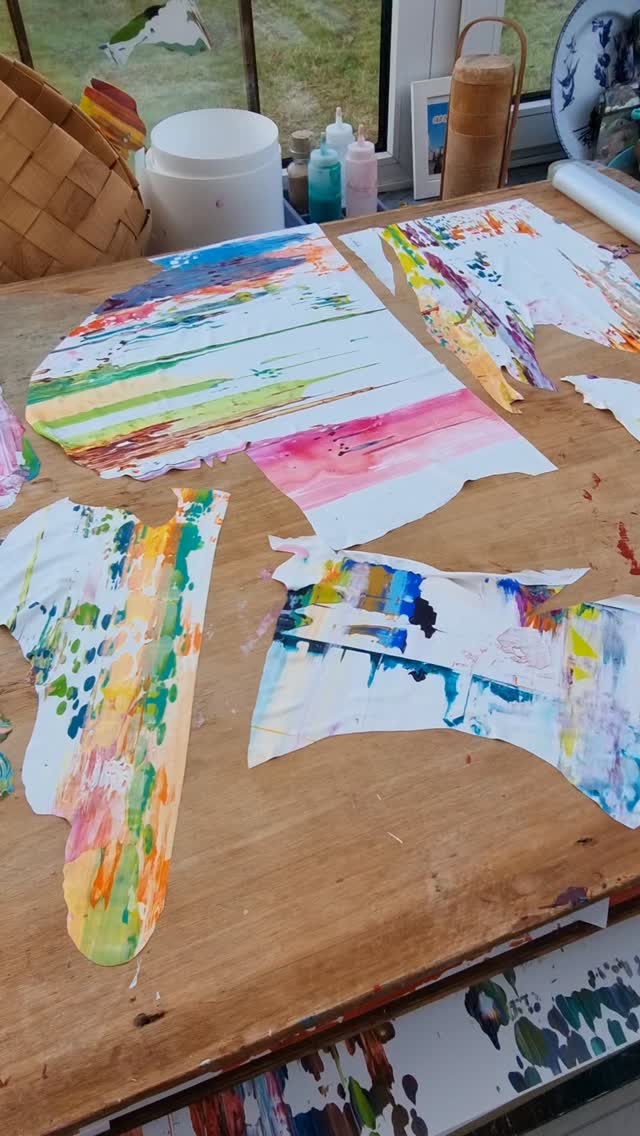 Empreinte du temps...making of #temps #traces #art #color #contemporaryart